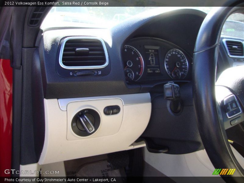 Salsa Red / Cornsilk Beige 2012 Volkswagen Eos Komfort
