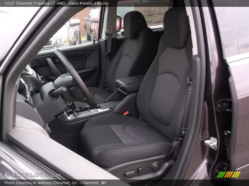 Sable Metallic / Ebony 2015 Chevrolet Traverse LT AWD