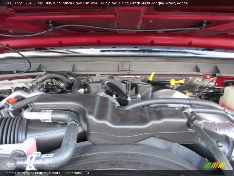 Ruby Red / King Ranch Mesa Antique Affect/Adobe 2015 Ford F250 Super Duty King Ranch Crew Cab 4x4