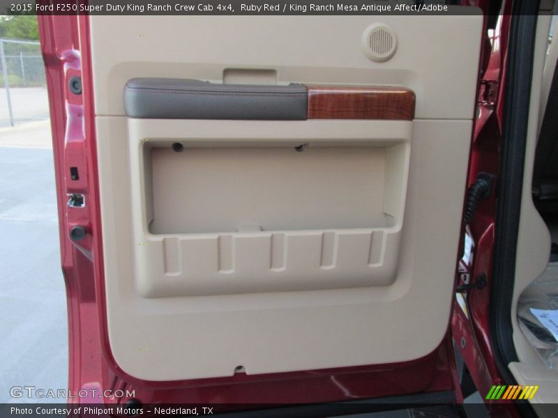 Ruby Red / King Ranch Mesa Antique Affect/Adobe 2015 Ford F250 Super Duty King Ranch Crew Cab 4x4