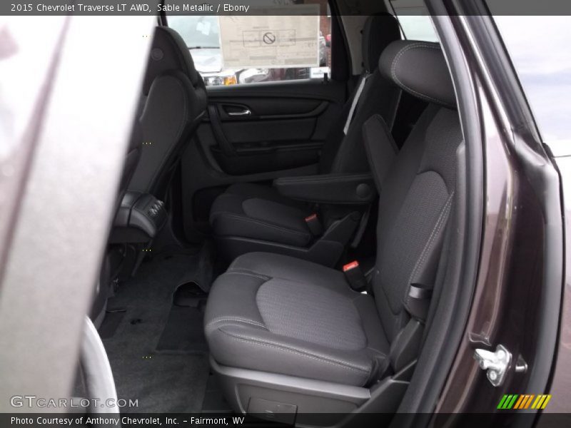 Sable Metallic / Ebony 2015 Chevrolet Traverse LT AWD