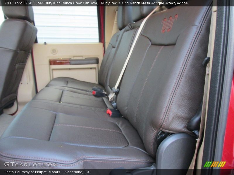 Ruby Red / King Ranch Mesa Antique Affect/Adobe 2015 Ford F250 Super Duty King Ranch Crew Cab 4x4