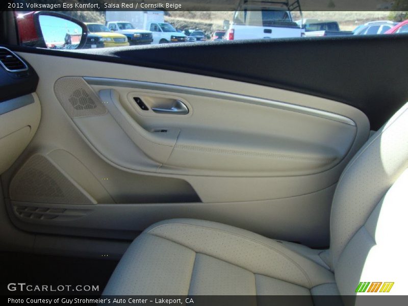 Salsa Red / Cornsilk Beige 2012 Volkswagen Eos Komfort