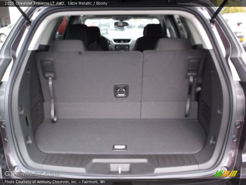 Sable Metallic / Ebony 2015 Chevrolet Traverse LT AWD