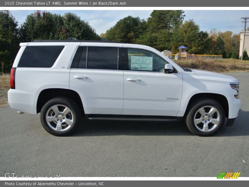 Summit White / Jet Black/Dark Ash 2015 Chevrolet Tahoe LT 4WD