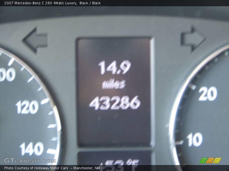 Black / Black 2007 Mercedes-Benz C 280 4Matic Luxury