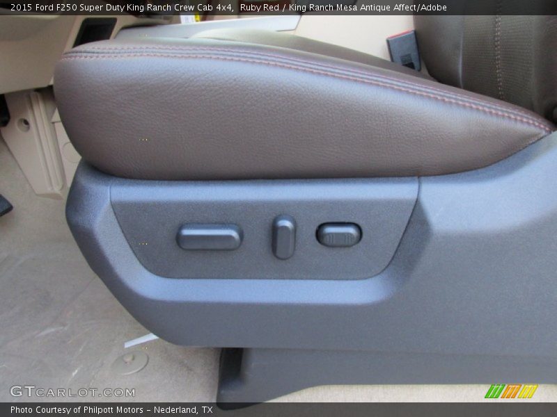 Ruby Red / King Ranch Mesa Antique Affect/Adobe 2015 Ford F250 Super Duty King Ranch Crew Cab 4x4