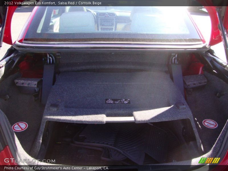Salsa Red / Cornsilk Beige 2012 Volkswagen Eos Komfort