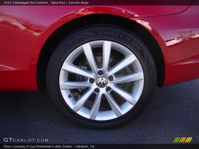 Salsa Red / Cornsilk Beige 2012 Volkswagen Eos Komfort