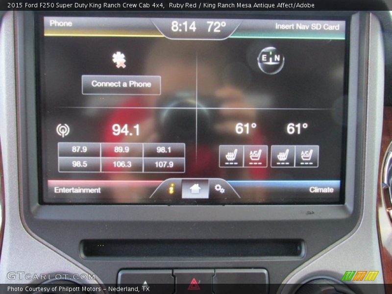 Ruby Red / King Ranch Mesa Antique Affect/Adobe 2015 Ford F250 Super Duty King Ranch Crew Cab 4x4