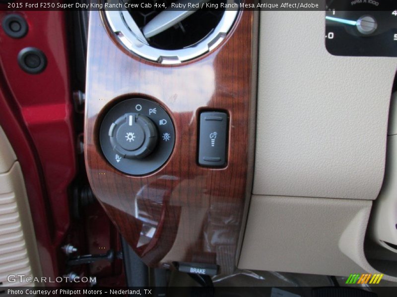 Ruby Red / King Ranch Mesa Antique Affect/Adobe 2015 Ford F250 Super Duty King Ranch Crew Cab 4x4