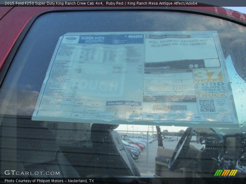 Ruby Red / King Ranch Mesa Antique Affect/Adobe 2015 Ford F250 Super Duty King Ranch Crew Cab 4x4