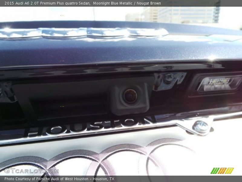 Moonlight Blue Metallic / Nougat Brown 2015 Audi A6 2.0T Premium Plus quattro Sedan