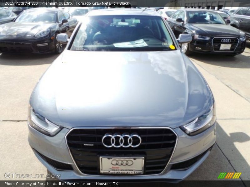 Tornado Gray Metallic / Black 2015 Audi A4 2.0T Premium quattro