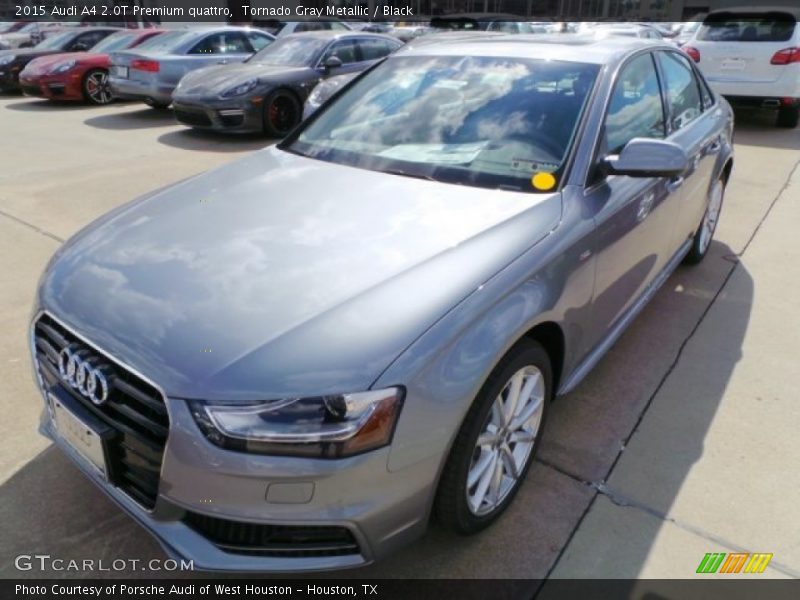 Tornado Gray Metallic / Black 2015 Audi A4 2.0T Premium quattro