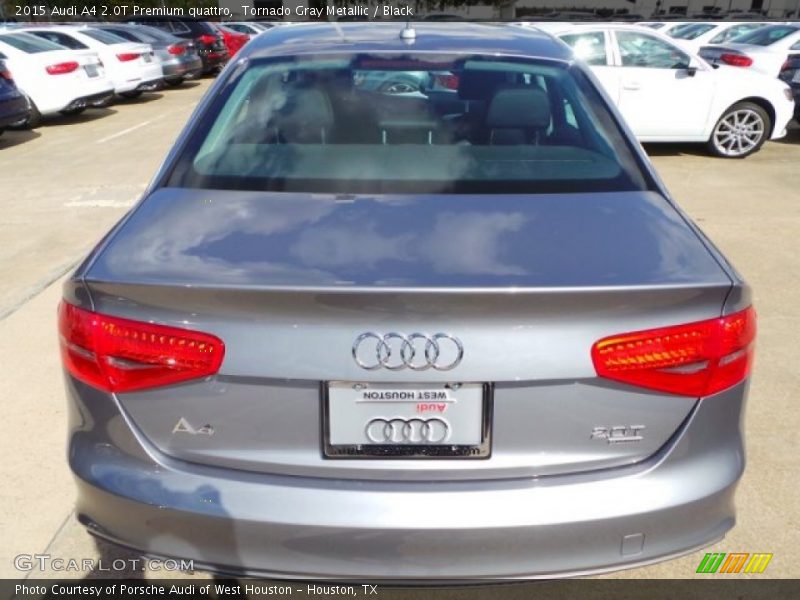 Tornado Gray Metallic / Black 2015 Audi A4 2.0T Premium quattro