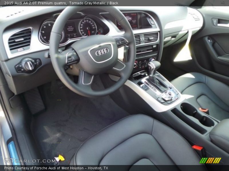 Tornado Gray Metallic / Black 2015 Audi A4 2.0T Premium quattro