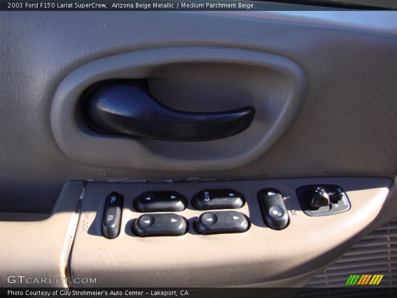 Arizona Beige Metallic / Medium Parchment Beige 2003 Ford F150 Lariat SuperCrew