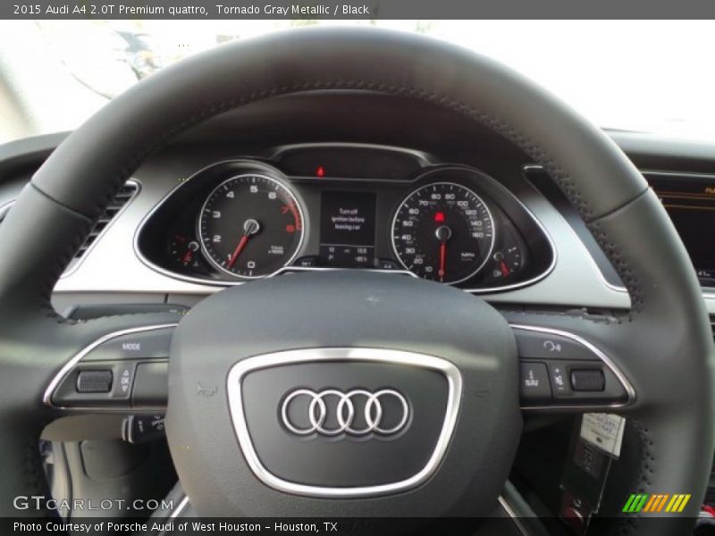 Tornado Gray Metallic / Black 2015 Audi A4 2.0T Premium quattro