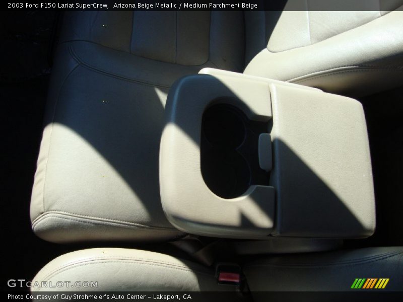 Arizona Beige Metallic / Medium Parchment Beige 2003 Ford F150 Lariat SuperCrew