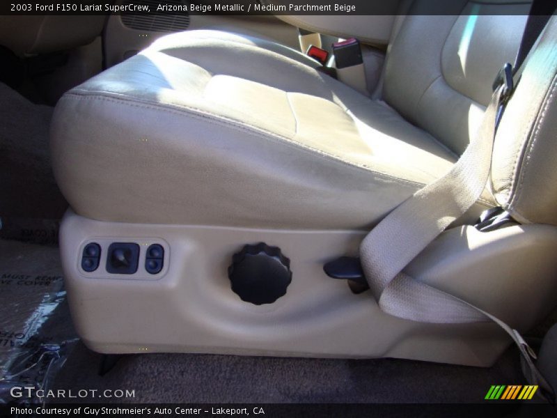Arizona Beige Metallic / Medium Parchment Beige 2003 Ford F150 Lariat SuperCrew