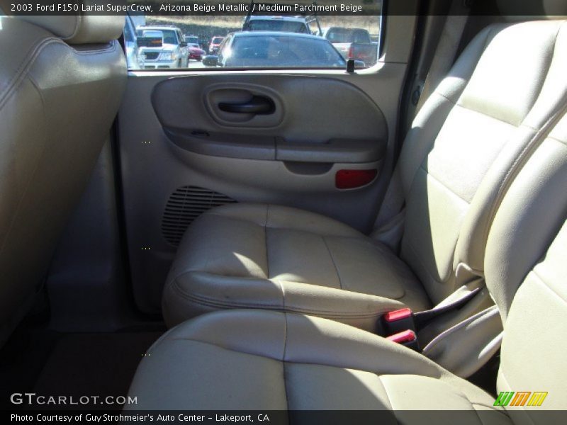 Arizona Beige Metallic / Medium Parchment Beige 2003 Ford F150 Lariat SuperCrew