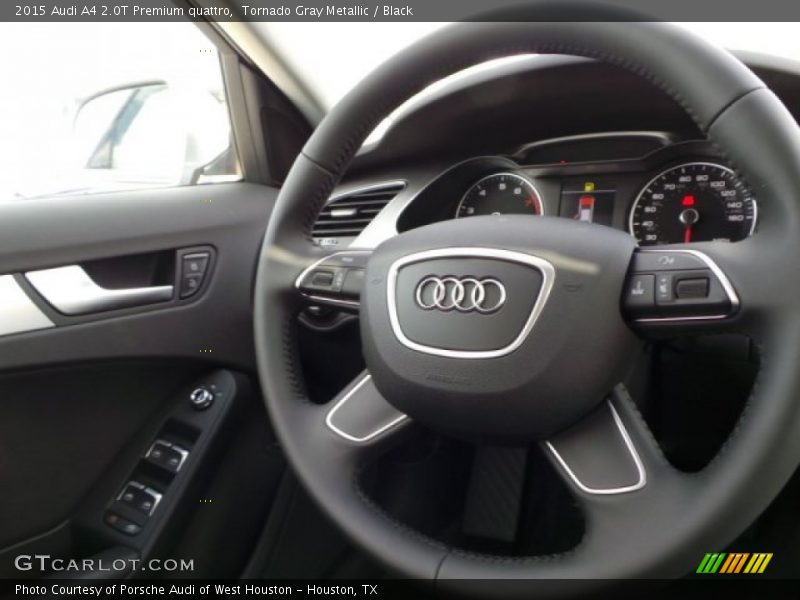 Tornado Gray Metallic / Black 2015 Audi A4 2.0T Premium quattro