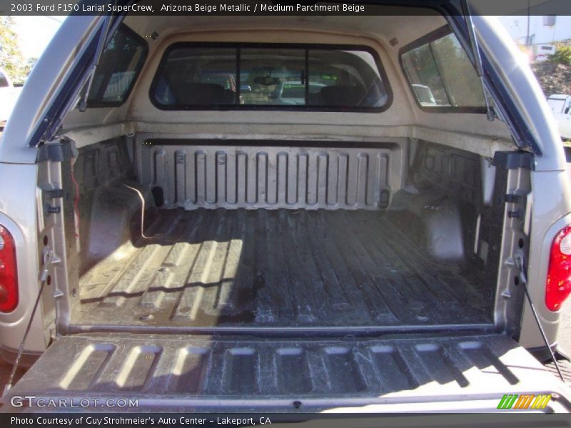 Arizona Beige Metallic / Medium Parchment Beige 2003 Ford F150 Lariat SuperCrew