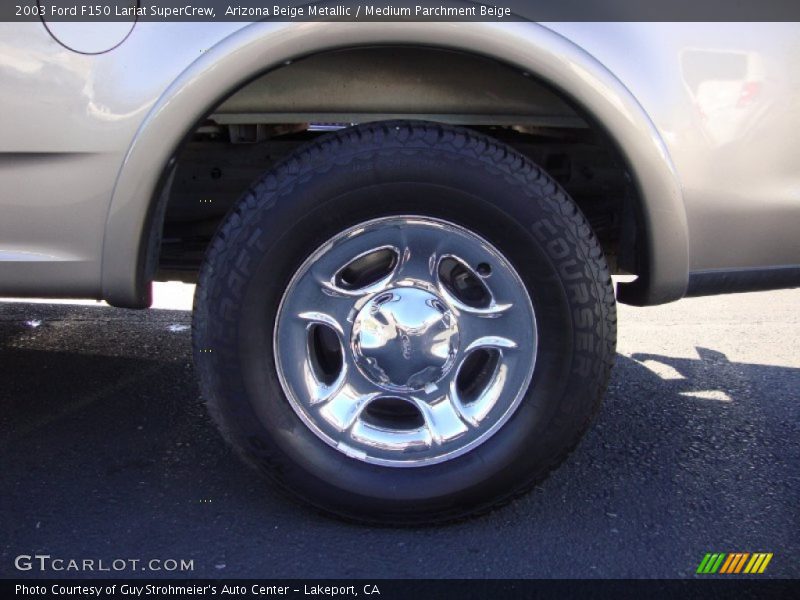 Arizona Beige Metallic / Medium Parchment Beige 2003 Ford F150 Lariat SuperCrew