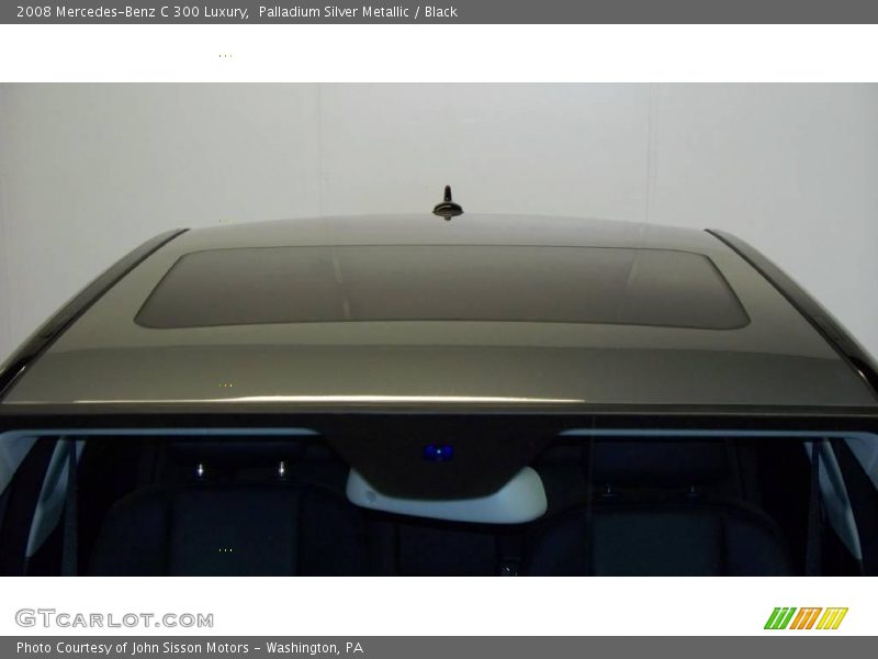 Palladium Silver Metallic / Black 2008 Mercedes-Benz C 300 Luxury