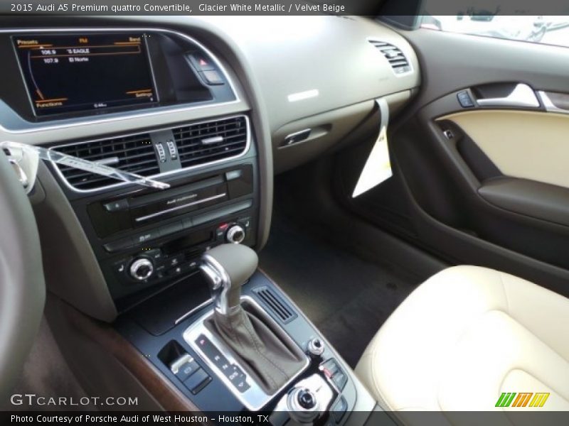 Glacier White Metallic / Velvet Beige 2015 Audi A5 Premium quattro Convertible