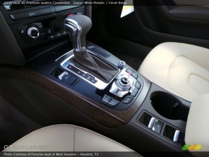 Glacier White Metallic / Velvet Beige 2015 Audi A5 Premium quattro Convertible