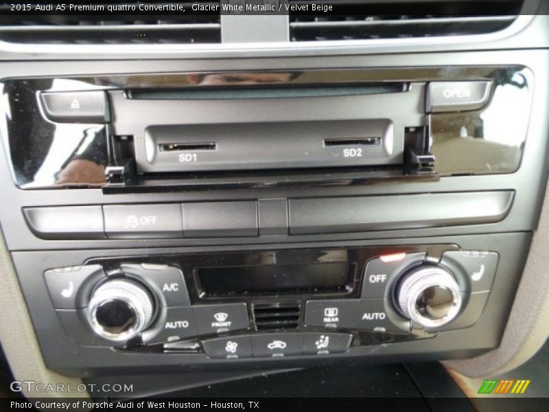 Glacier White Metallic / Velvet Beige 2015 Audi A5 Premium quattro Convertible