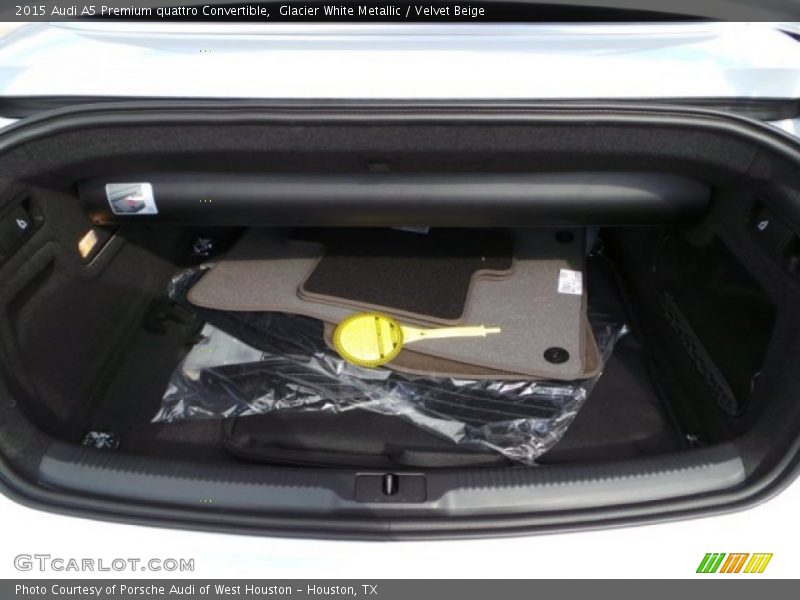Glacier White Metallic / Velvet Beige 2015 Audi A5 Premium quattro Convertible