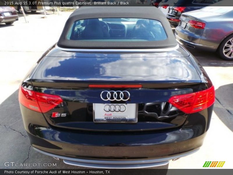 Brilliant Black / Black 2015 Audi S5 3.0T Premium Plus quattro Cabriolet