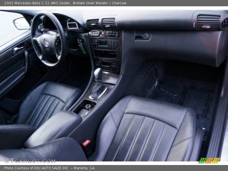 Brilliant Silver Metallic / Charcoal 2003 Mercedes-Benz C 32 AMG Sedan