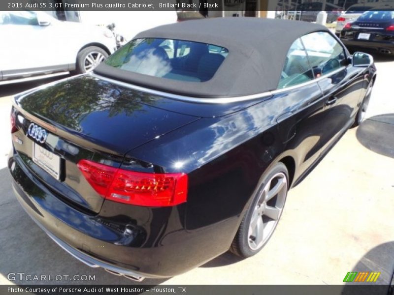 Brilliant Black / Black 2015 Audi S5 3.0T Premium Plus quattro Cabriolet