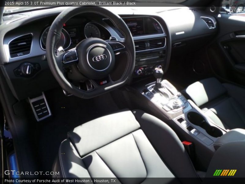  2015 S5 3.0T Premium Plus quattro Cabriolet Black Interior