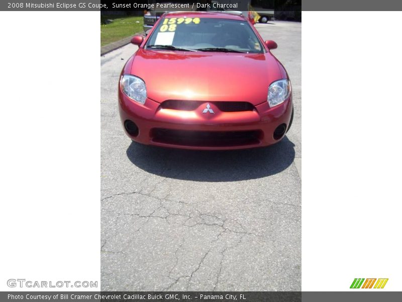 Sunset Orange Pearlescent / Dark Charcoal 2008 Mitsubishi Eclipse GS Coupe