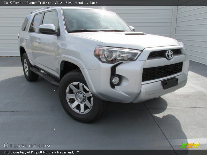 Classic Silver Metallic / Black 2015 Toyota 4Runner Trail 4x4