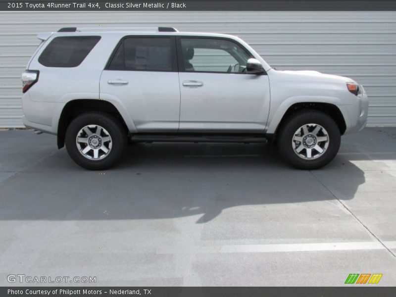 Classic Silver Metallic / Black 2015 Toyota 4Runner Trail 4x4