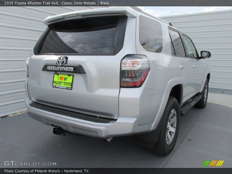 Classic Silver Metallic / Black 2015 Toyota 4Runner Trail 4x4
