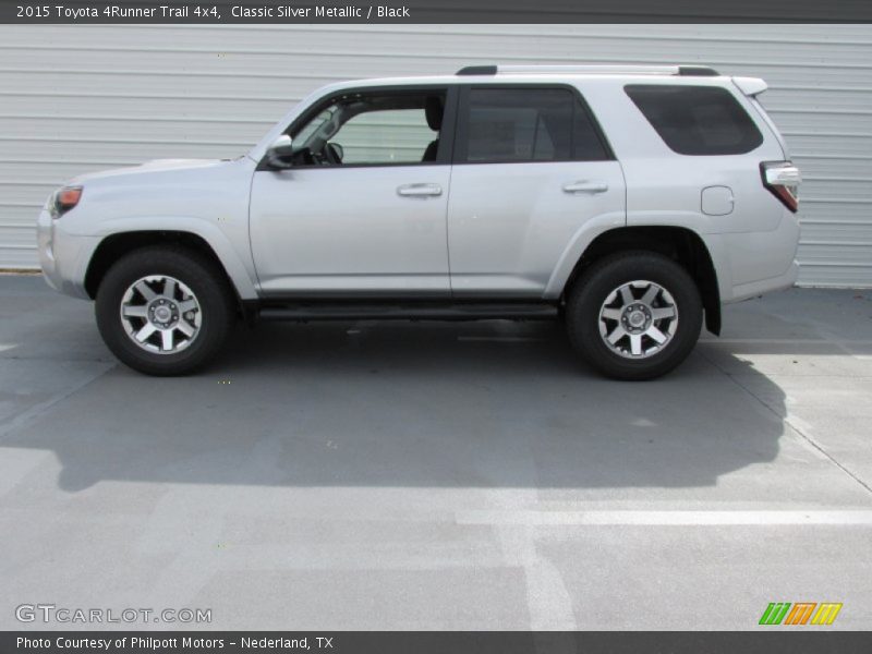 Classic Silver Metallic / Black 2015 Toyota 4Runner Trail 4x4