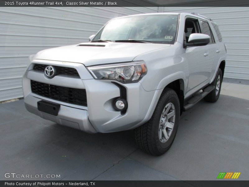 Classic Silver Metallic / Black 2015 Toyota 4Runner Trail 4x4