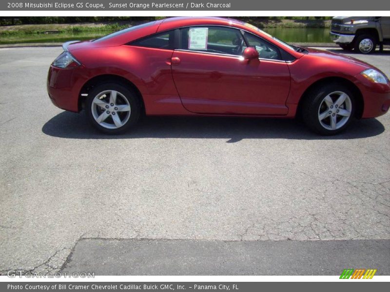 Sunset Orange Pearlescent / Dark Charcoal 2008 Mitsubishi Eclipse GS Coupe