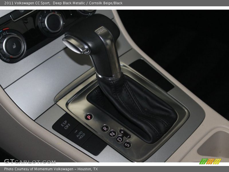 Deep Black Metallic / Cornsilk Beige/Black 2011 Volkswagen CC Sport
