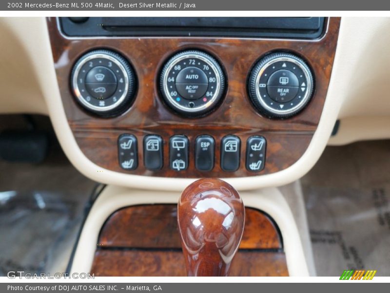 Desert Silver Metallic / Java 2002 Mercedes-Benz ML 500 4Matic