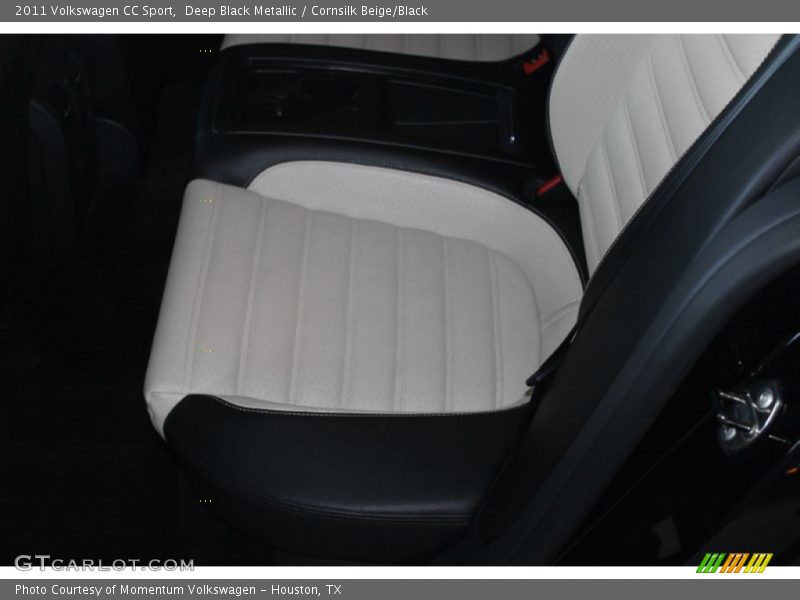 Deep Black Metallic / Cornsilk Beige/Black 2011 Volkswagen CC Sport
