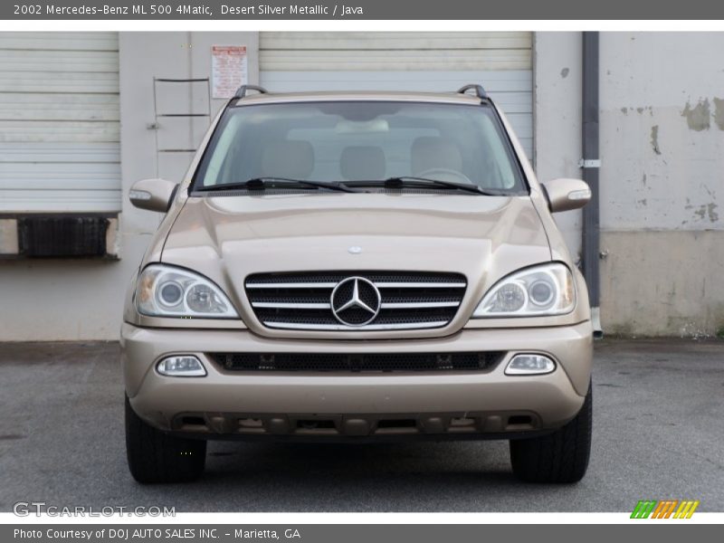 Desert Silver Metallic / Java 2002 Mercedes-Benz ML 500 4Matic