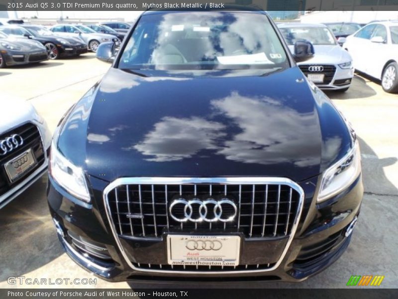 Mythos Black Metallic / Black 2015 Audi Q5 3.0 TDI Premium Plus quattro
